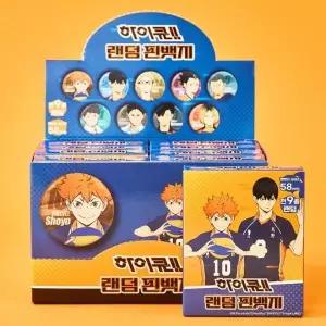 [하프클럽/]핀뱃지 하이큐 랜덤 10EA