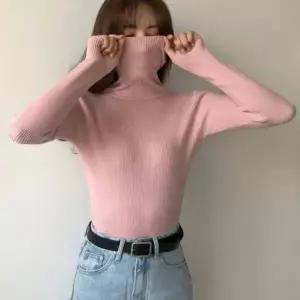 [하프클럽/]스웨터 티셔츠 골지 폴라 슬림라인 니트티