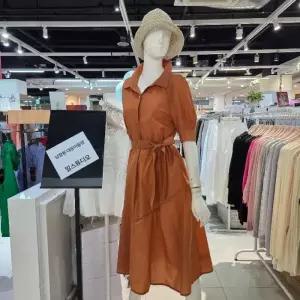 DP02 허리 밸트 카라 원피스 LS5OPB110 (49536361)