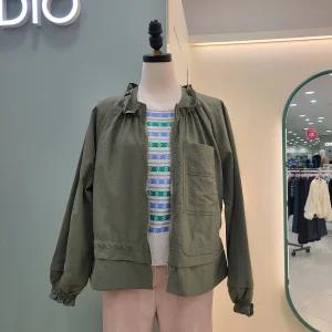 라운드 셔링점퍼 S262NJP452/베이지,카키YS