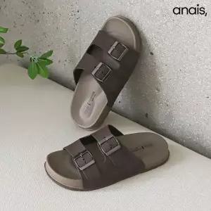 [하프클럽/]남성 투버클 쿠션 슬리퍼 3cm_26S289