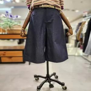 세이브존01 퓨어 7부 데님 팬츠 A26DM6215