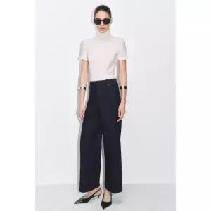 [국내 발송] 자라 JEANS ZW COLLECTION WIDE LEG 하이웨이스트 - 블루 307611