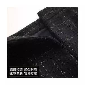 타노스여자 스커트 모직 캐주얼 정장 랩 언밸런스 라인 데일리룩 키작 KUK1