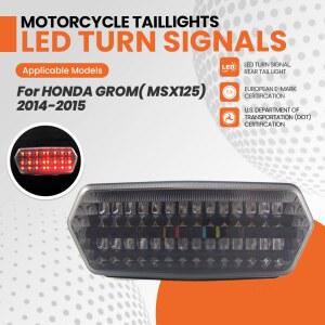 오토바이 LED 브레이크 회전 신호 라이트 미등 E- For HONDA GROM MSX125 2014 2015