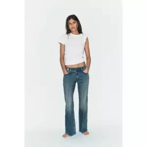 [국내 발송] 자라 JEANS TRF BOOTCUT 로우라이즈 - 블루 307589