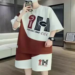 야무치 남사친 여름 캐주얼 투피스 데일리룩 트레이닝복 반팔세트 트레이닝 세트 반팔 반바지 KUK2