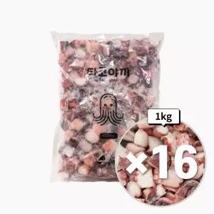 해왕건어물 해왕푸드 오징어 장족 슬라이스 1kg, 16개