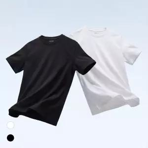밸롭 무지 코튼 티셔츠 2PACK (2colors) - 멀티