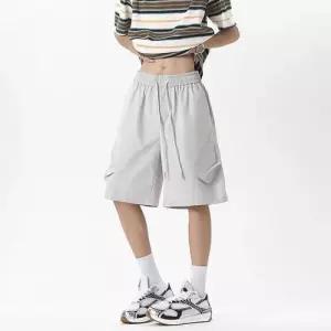 썬더볼츠 바지 여름 캐주얼 남친 반바지 하의 비치 속건성 트레이닝 5부 KKE2