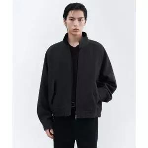 무신사스탠다드 MUSINSA STANDARD 울 블렌드 헤링본 해링턴 재킷 [다크 그레이] MMEJJ5D17-DG 151264