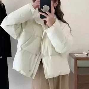 [하프클럽/]여성 숏패딩 경량 오버핏 크롭 패딩 점퍼