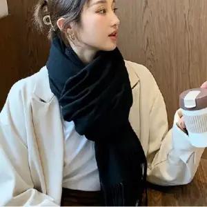 [하프클럽/]여성 캐시미어 넥워머 머플러 숄 슬림 겨울