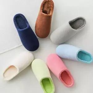 [하프클럽/]겨울 실내용 슬리퍼 사무실 보온 털신발 방한화