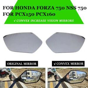 오토바이 볼록 거울 증가 측면 백미러 HONDA Forza 750 NSS 750 PCX150 PCX160 PCX 160 150 용 비전 보기