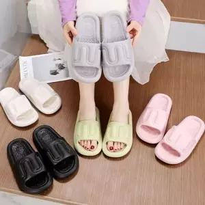 [하프클럽/]무소음 방지 슬리퍼 사무용 푹신한 슬리퍼