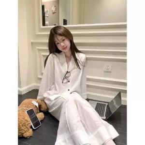 윈터솔져 캐주얼 가을 편안면 잠옷세트 터틀넥 실내복 상큼 커플 세트 파자마 KUK3