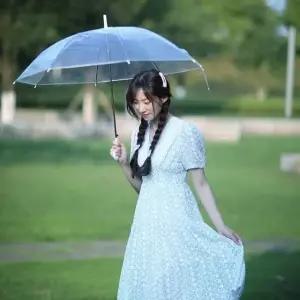 [하프클럽/]수동 장우산 대형 여성 우산