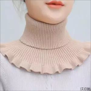 [하프클럽/]목티 폴라 레이어드 니트 워머 목폴라
