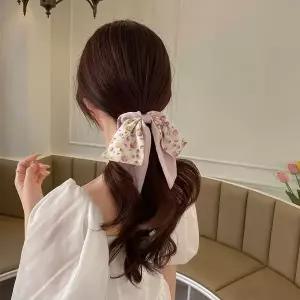 [하프클럽/]리본 3p 액세서리 플라워 헤어 머리띠 헤어끈 곱창 머리끈