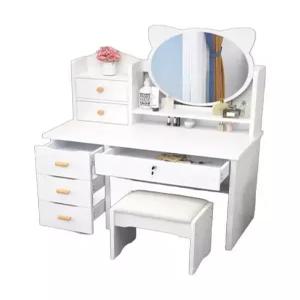 조립식화장대 60cm 모던한 색상 조립식 북유럽화장대 공주 흰색 벤치 거울