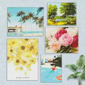 하모니아트 보석십자수 40x50비즈 풍경 패키지 공예 취미 DIY 큐빅