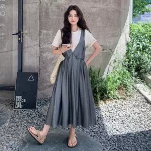 앤트맨 스커트 여사친 멜빵 티셔츠 OPH1