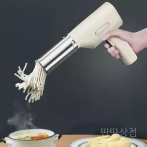 핸드자동제면기 파스타 국수 소형 가정용 면뽑는 무선 핸디형 제조기 충전 기계 반죽 메이커 칼국수