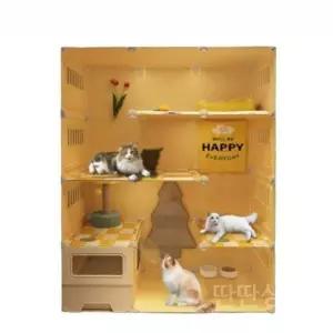 고양이 캣하우스 방석 하우스 스크래쳐 침대 강아지 숨숨집 고양이집 동굴집 동굴 겨울