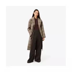 매장정품 라코스테 LACOSTE 여성 릴랙스핏 체크 트렌치코트 BF8410-55N AIM BF8410-55NAIM 178321