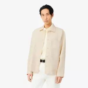 매장정품 라코스테 (남성) 린넨 블렌드 멀티 포켓 셔켓 CH5993-56G-KR217-056 177156