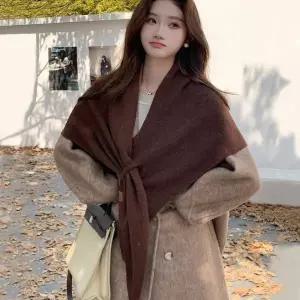 [하프클럽/]여성 어깨 케이프 워머 크로스 형