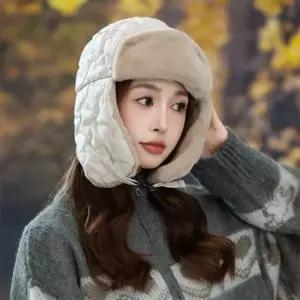 [하프클럽/]귀도리 모자 털 귀마개 방한 보온 헌팅턴
