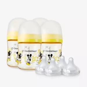 더블하트 PPSU 젖병 디즈니 클래식미키 160ml 트윈팩 더블세트 (젖병4개+젖꼭지4입)