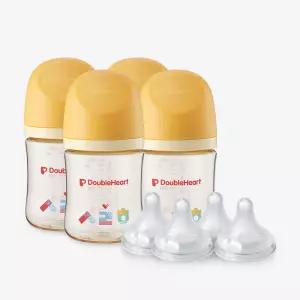 더블하트 PPSU 젖병 헤리티지 사랑해 160ml 트윈팩 더블세트 (젖병4개+젖꼭지4입)