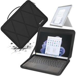 [미국배송] 13인치 MICROSOFT SURFACE PRO 2-IN-1 노트북 /TABLET 2024 코파일럿+PC 11/10/9/8 가방(X8019)에 호환되는 SMATREE 하드 EVA 보호 슬리브 케이스