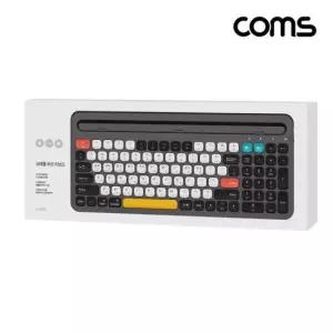 태블릿키보드 COMS 스마트폰 거치형 무선 블루투스5.0 키보드블랙