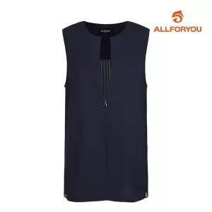 올포유 여성 라운드넥 뒷플리츠 베스트 ALVEM4356-915 403780
