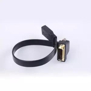 [에스에스_63]HDMI F to DVI M hdmitodvi 하향 꺾임 25cm