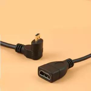 [에스에스_63]HDMI 젠더 M - 꺾임 dp케이블 HDMI F 10cm
