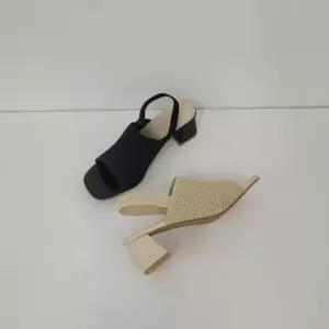 세라 니트 메쉬 통굽샌들 5cm, 2color 403537