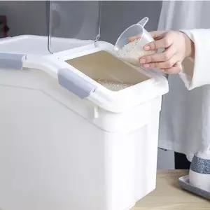 [에스에스_63]GDM 곡물통 20kg쌀포대 도어 쌀통 잡곡통 25L