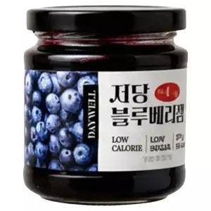 데이웰 저당 저칼로리 블루베리잼 270g 간식 생일 방과후 어린이집 생일파티 만들기