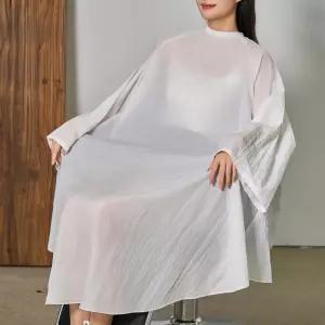 여름 미용실커트보 시원한 쿨링 헤어샵 긴기장 바버샵