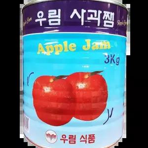 업소용 사과 잼 대용량 사과 잼 3kg 6개 과일 대량