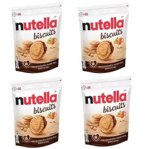 Nutella 비스킷 헤이즐넛 스프레드 코코아 크림 같은 하트 오브 쿠키 118.3275g(410온스) 백/총 순중량 1.1