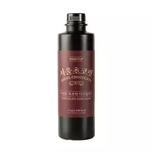 스위트컵 서울 더진한 초콜렛 다크블렌드 소스 1.26kg 베이킹 오븐 재료 제과 빵 제과점