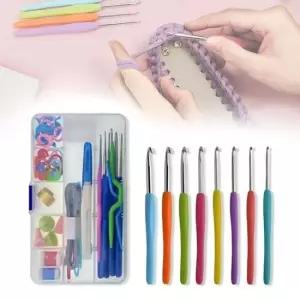 손뜨개질 DIY 코바늘세트 수예 뜨개배우기 도구(53P) 뜨개질