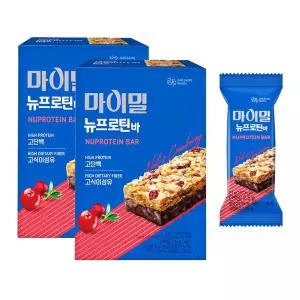 마이밀 뉴프로틴바 21g x 12개입 (2개)단백질 틴바 식사대용 간식 칼로리란스 세트 운동후 영양식