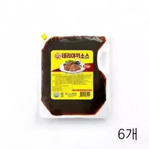 [하프클럽/]WL 오뚜기 데리야끼소스C 2Kg X 6개 대용량 업소용식자재 닭꼬치